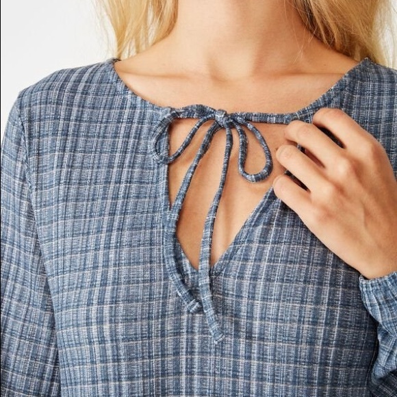 blue baby doll dress - Picture 5 of 5